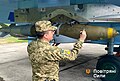 JDAM-ER egy ukrán SZU-27-esen