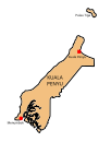 Map of Kuala Penyu District, Sabah 沙巴州瓜拉班尤县地图