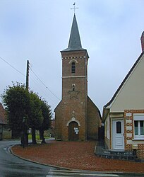 The church of Ruisseauville