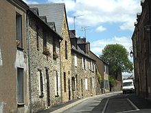 Façades en schiste de la rue Victor-Lassalle.