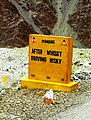 Humorous Himank sign in Lahaul, India