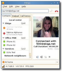 Ekiga 3.0.0 (Video call)