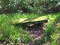 A seat near the old castle at an old entrance gate