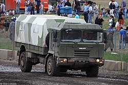 MZKT-5002 auf einer russischen Messe (2014)