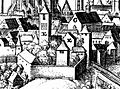 Die Alte Burg auf der Stadtansicht von Matthäus Merian, 1648