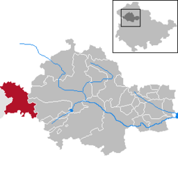 Läget för kommunen Südeichsfeld i Unstrut-Hainich-Kreis