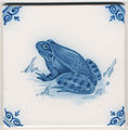 Image 4Old Dutch tile from Friesland (from Frogs in culture)