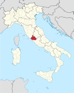 Provinsa de Viterbo – Localizzazione