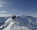 Poncione di Braga Gipfel mit Basodinogletscher im Hintergrund