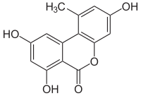 Structuurformule van alternariol