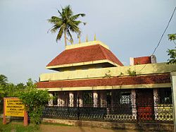 From Top Clockwise: Beauty of Pallana, K.A.M.U.P School, Pallana River, Pallana Temple, Pallana backwater scene in the west side