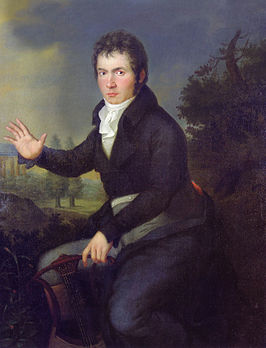 Portret van Beethoven in 1804 door Willibrord Joseph Mähler