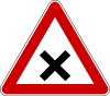 Intersection with right-priority rule