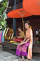 Image 27Thai women wearing sabai, Jim Thompson House (from Culture of Thailand)