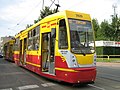 Tramwaj 805Na na ul. Gdańskiej w Łodzi