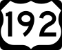 U.S. Highway 192 marker