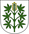 Hanfstängel (männlich) im Wappen von Wangen-Brüttisellen, Schweiz