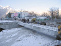 Image 17Chinese workers build a bridge on the road between Dushanbe and Khujand, 2007 (from Transport in Tajikistan)