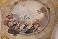 Affresco sul soffitto della navata di Madonna in prato