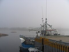 Dock and fishing boats