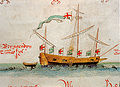 The pinnace Brigandine