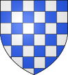 échiqueté d'argent et d'azur