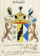 Wappen aus dem Grafenstandsdiplom 1740