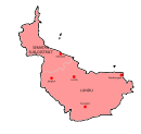 Map of Lundu District, Sarawak 砂拉越州伦乐县地图