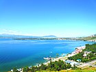 Praia urbana de Sevan