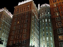 Le Skirvin Hilton à Oklahoma City ( Oklahoma, États-Unis )