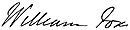 Firma di William Fox