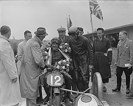 Eric Oliver en Lorenzo Dobelli, Zandvoort 1951