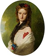 Portret van Zofia Potocka (1856)