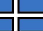 ? Voorgestelde vlag van Estland met Scandinavisch Kruis