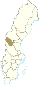 Härjedalen – Localizzazione