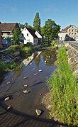 Der Krumbach an der Sander Straße