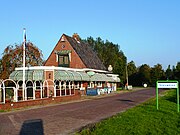 Café-restaurant Nieuwklap aan westzijde van het Aduarderdiep