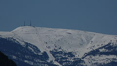 Port Ainé ski resort, seen from the Cardós Valley