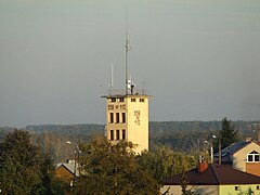 Torre de incêndio – um dos edifícios mais altos de Kolno