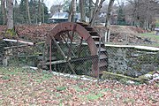 Mühlrad der Wiedmühle am Pfaffenbach