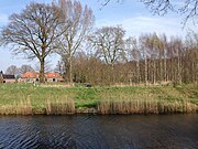 Begin van de Regge als aftakking van de Schipbeek, ter hoogte van landgoed Westerflier ten zuidwesten van Diepenheim