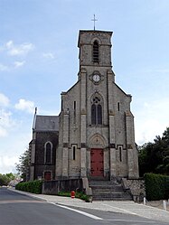 The church of Saint-Nicolas, in Grues