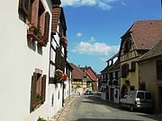 Maisons à colombages.