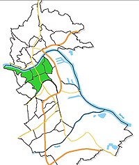 Statistische Bezirke des Linzer Stadtteils Innenstadt