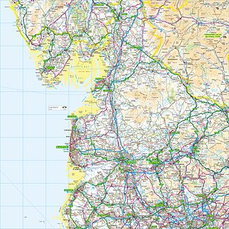 Barrow within North West England (top left)