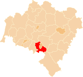 Powiat Powiat wałbrzyski v Dolnosliezskom vojvodstve (klikacia mapa)