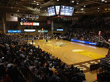 Interior of the Athletics-Recreation Center (ARC) at Valparaiso University, January 2016