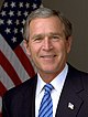 Head-and-shoulders colour photograph of George W. Bush in 2003