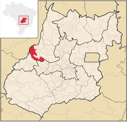 Location in Goiás state