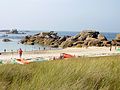 Kerlouan : la plage face au hameau de Crémiou 1.